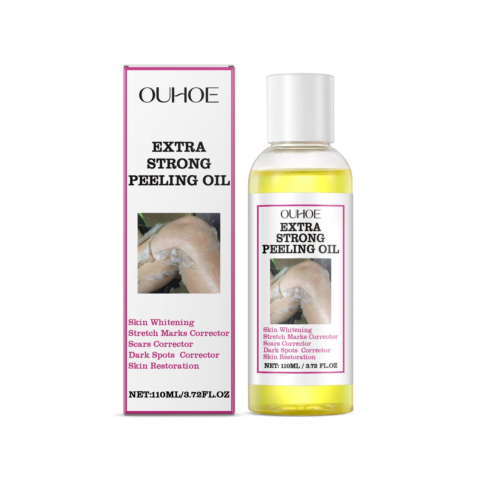OUHOE Exfoliating Yellow Skin Oil Body Skin Moisturizing, Brightening, Firming And Hydrating Massage Beauty Care Oil