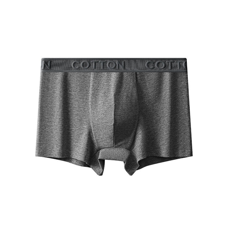 High-End Antibacterial Cotton Boxer Briefs For Men