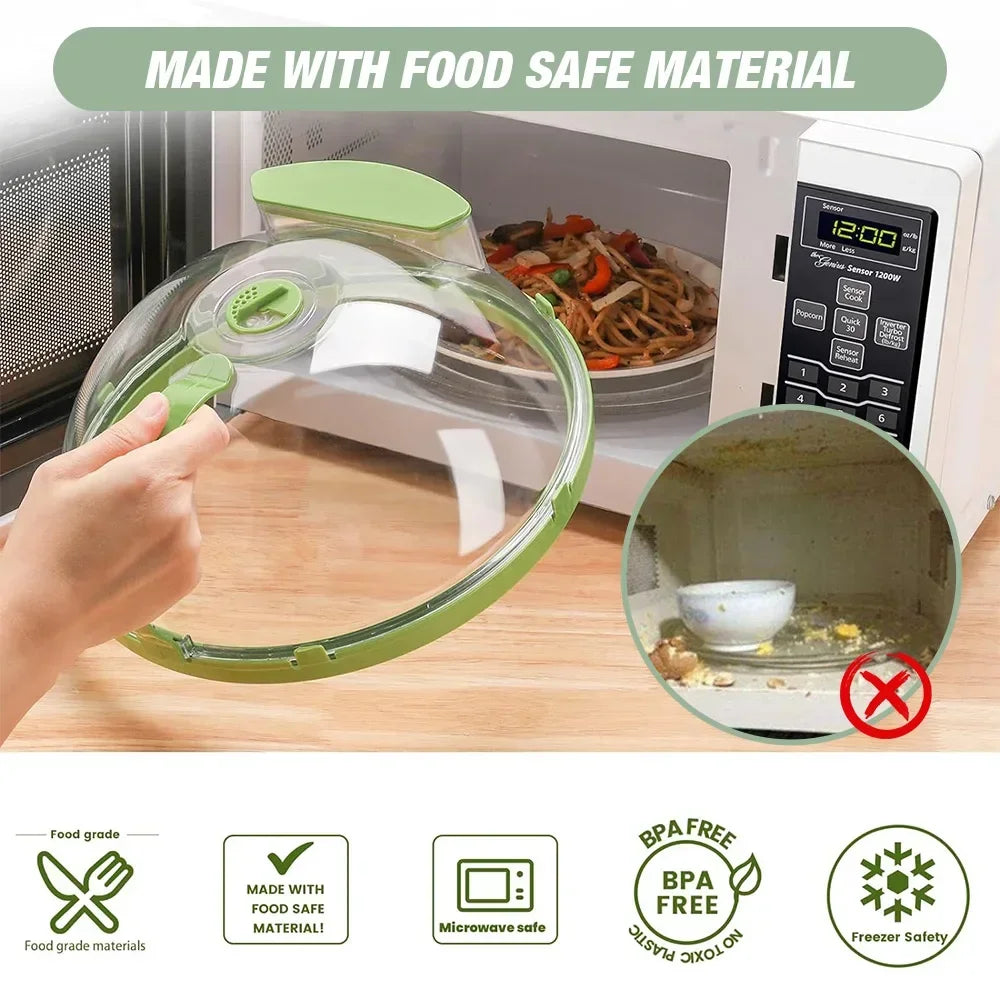 Microwave anti splash cover heat-resistant food heating cover food preservation cover oil proof cover