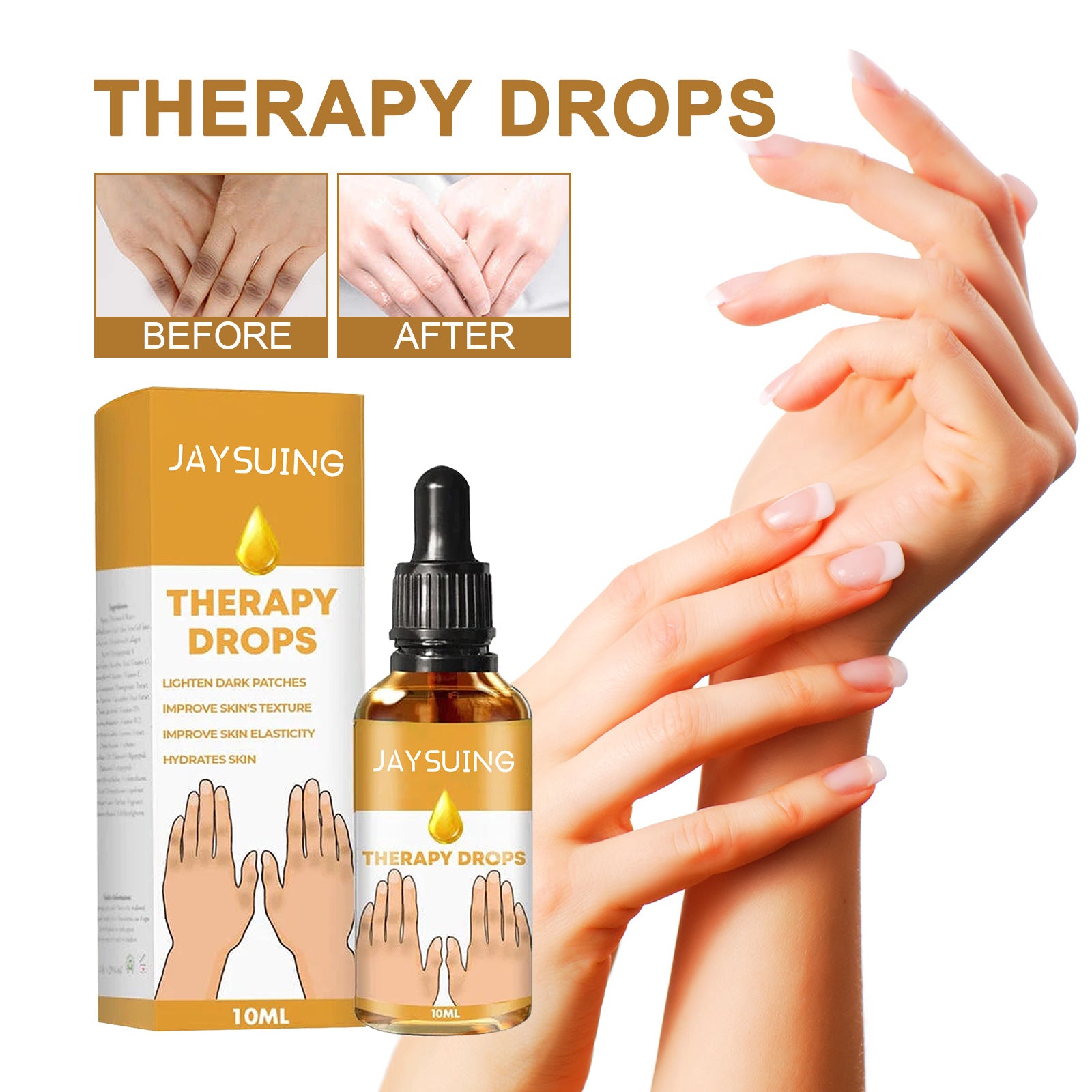 Jaysuing Knuckle Acanthosis Melanin Whitening Serum For Hand And Joint Skin