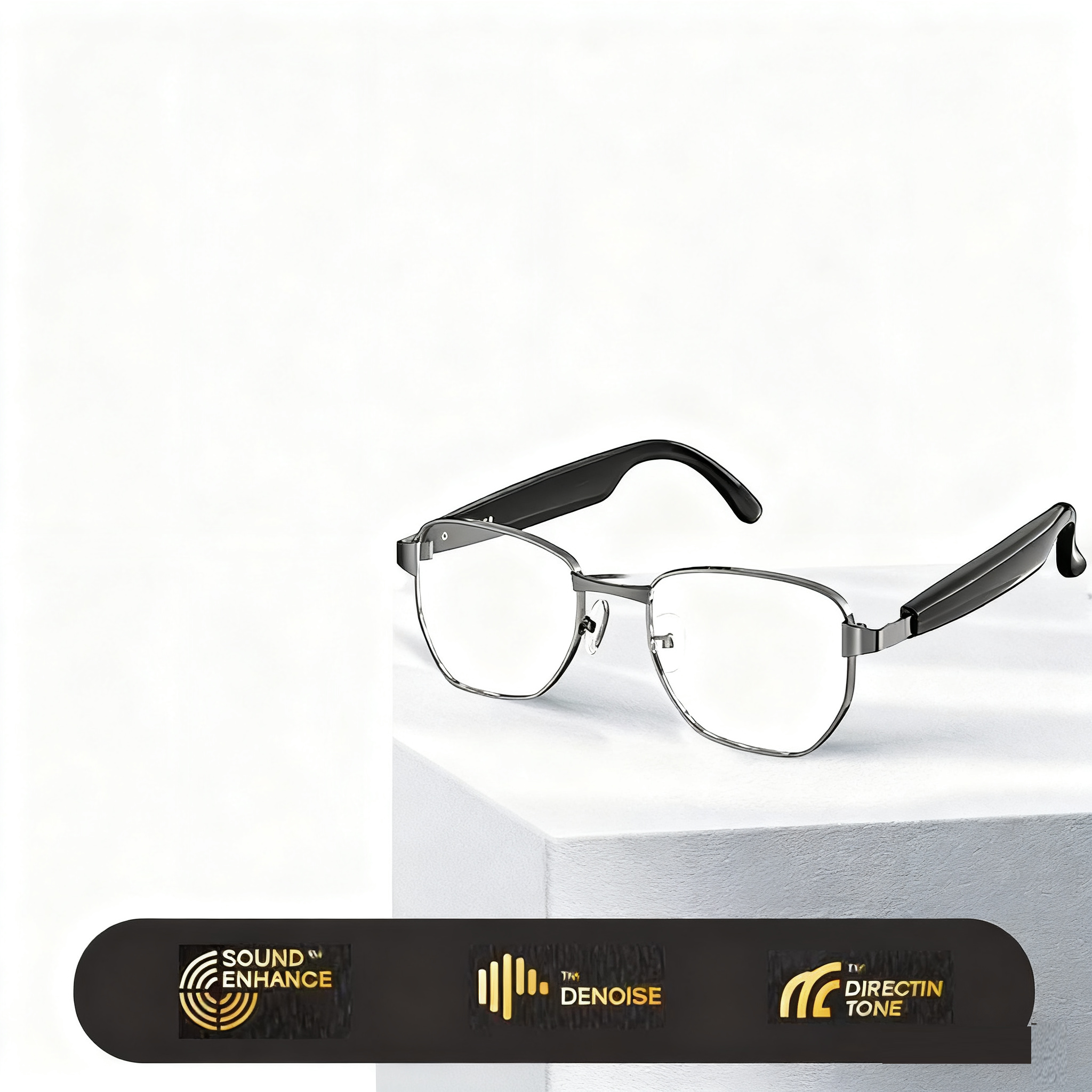 HY-C8 AI Intelligent Translation Wireless Bluetooth Glasses Earphones 75 Language Conference Simultaneous Interpretation