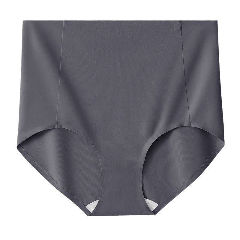 Cotton Antibacterial Breathable Quick-Dry Cooling Seamless High-Waisted Tummy-Control Women's Underwear