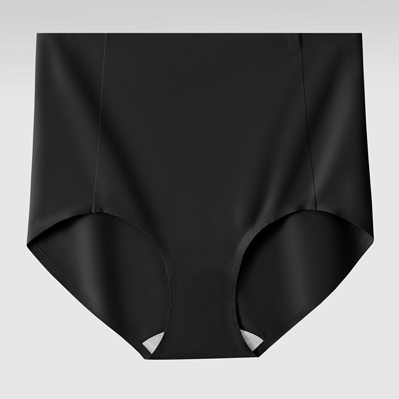 Cotton Antibacterial Breathable Quick-Dry Cooling Seamless High-Waisted Tummy-Control Women's Underwear