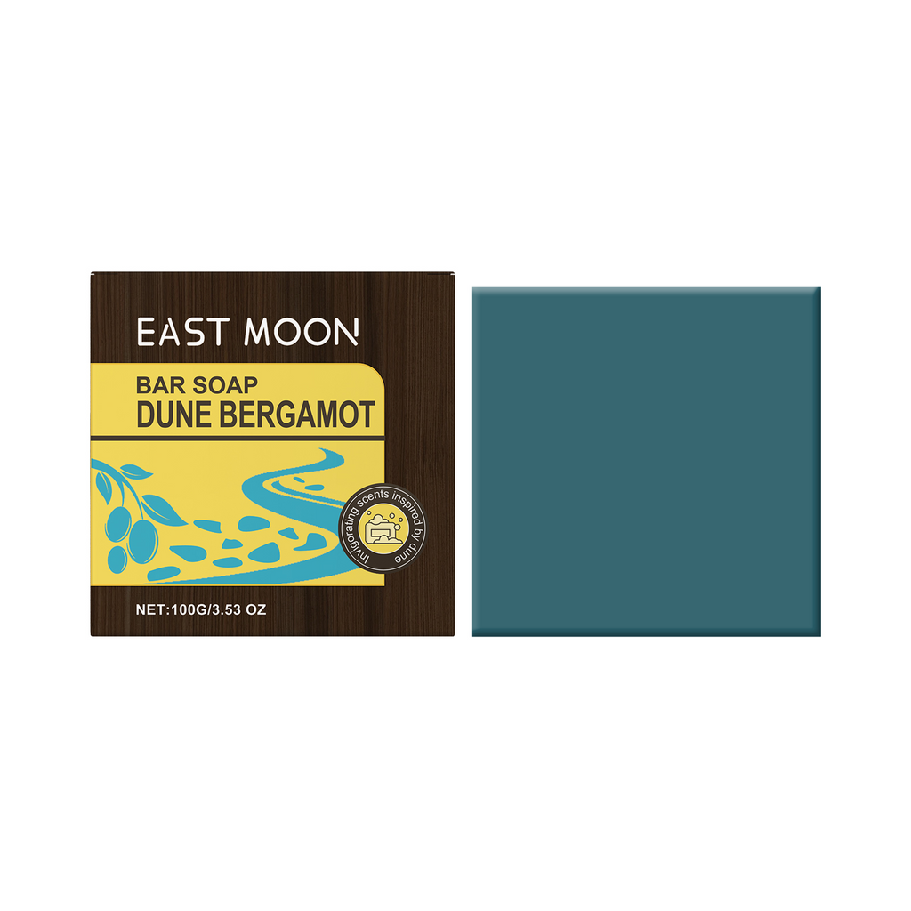 East Moon Dune Bergamot Bath Soap Fragrance Refreshing Oil Control Hand Soap Cleanser Bath Cleansing Soap