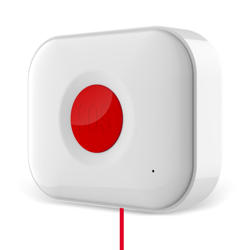 Platform WiFi Emergency Button for Elderly Care Homes, One-Button SOS Alarm, Rope-Type Senior Emergency Alert