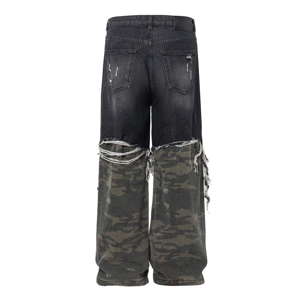 Fake two pairs of jeans