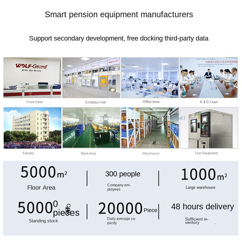 Platform WiFi Emergency Button for Elderly Care Homes, One-Button SOS Alarm, Rope-Type Senior Emergency Alert