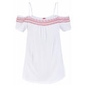 Beach Style Women Tops And Blouses Summer Adjustable Spaghetti Straps Sexy Carmen Neckline Cold Shoulder Print Women Blouse