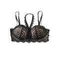 Bra with chest cushion lace neck strap suspender bra underwear