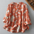 Floral Loose Blouse for Women