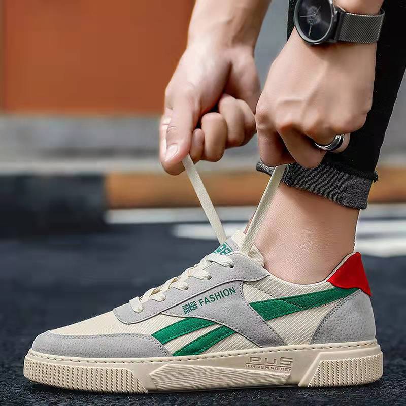 Sports shoes for men trendy and versatile casual board shoes outdoor canvas men's shoes