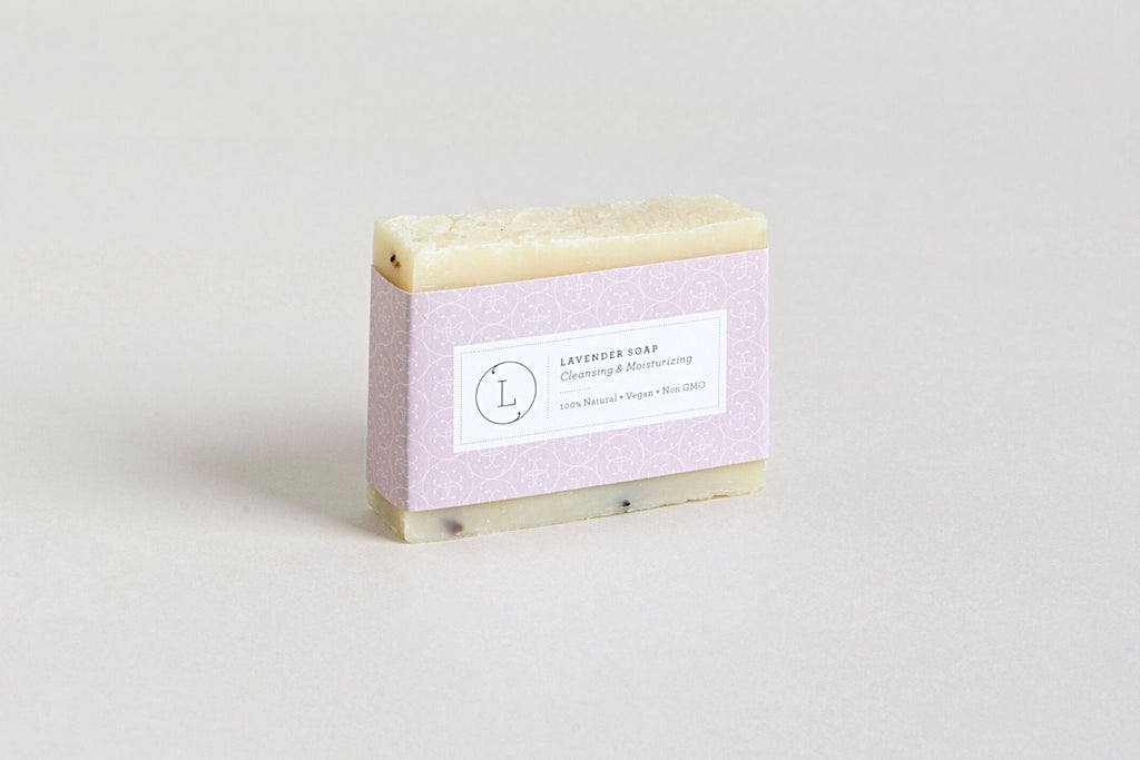 2x Lavender Soap Bar, Natural Handmade Soap, Vegan Skincare gift