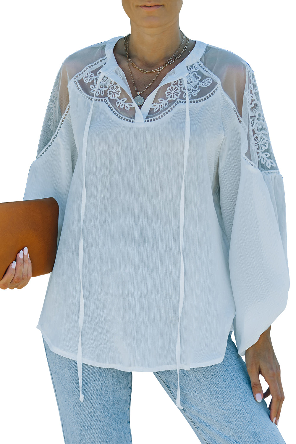 Formal Invitation Lace Blouse