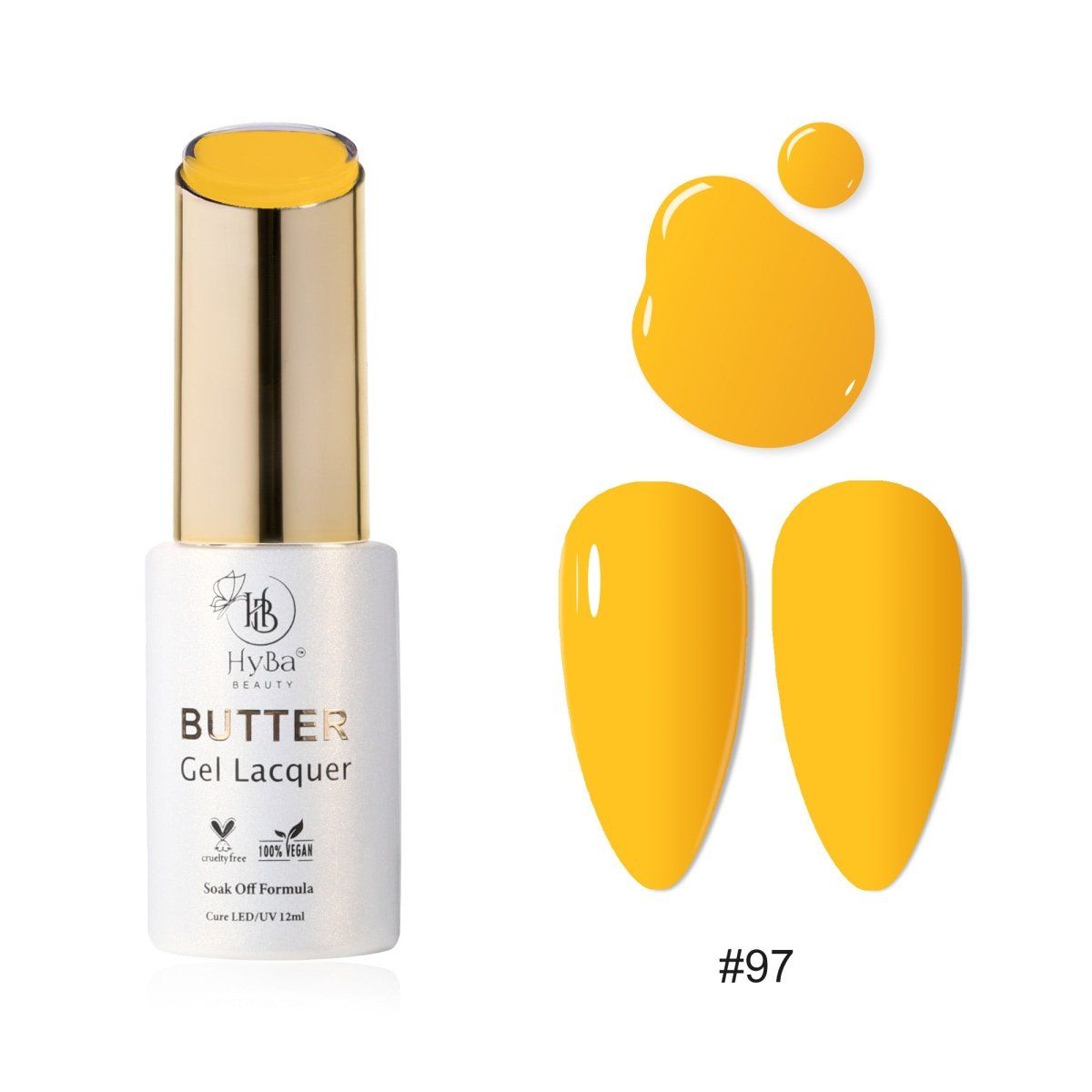 BUTTER Gel Polish SERIES Collection 10 (Colors #091-#100) - Free Top & Base
