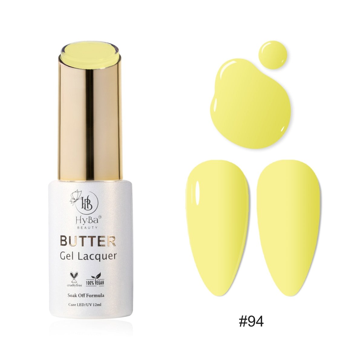 BUTTER Gel Polish SERIES Collection 10 (Colors #091-#100) - Free Top & Base