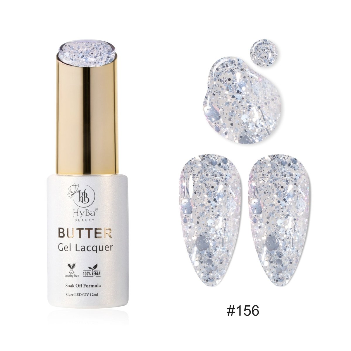 BUTTER Gel Polish - SERIES Collection 16 (Colors #151-#160) - Free Top & Base
