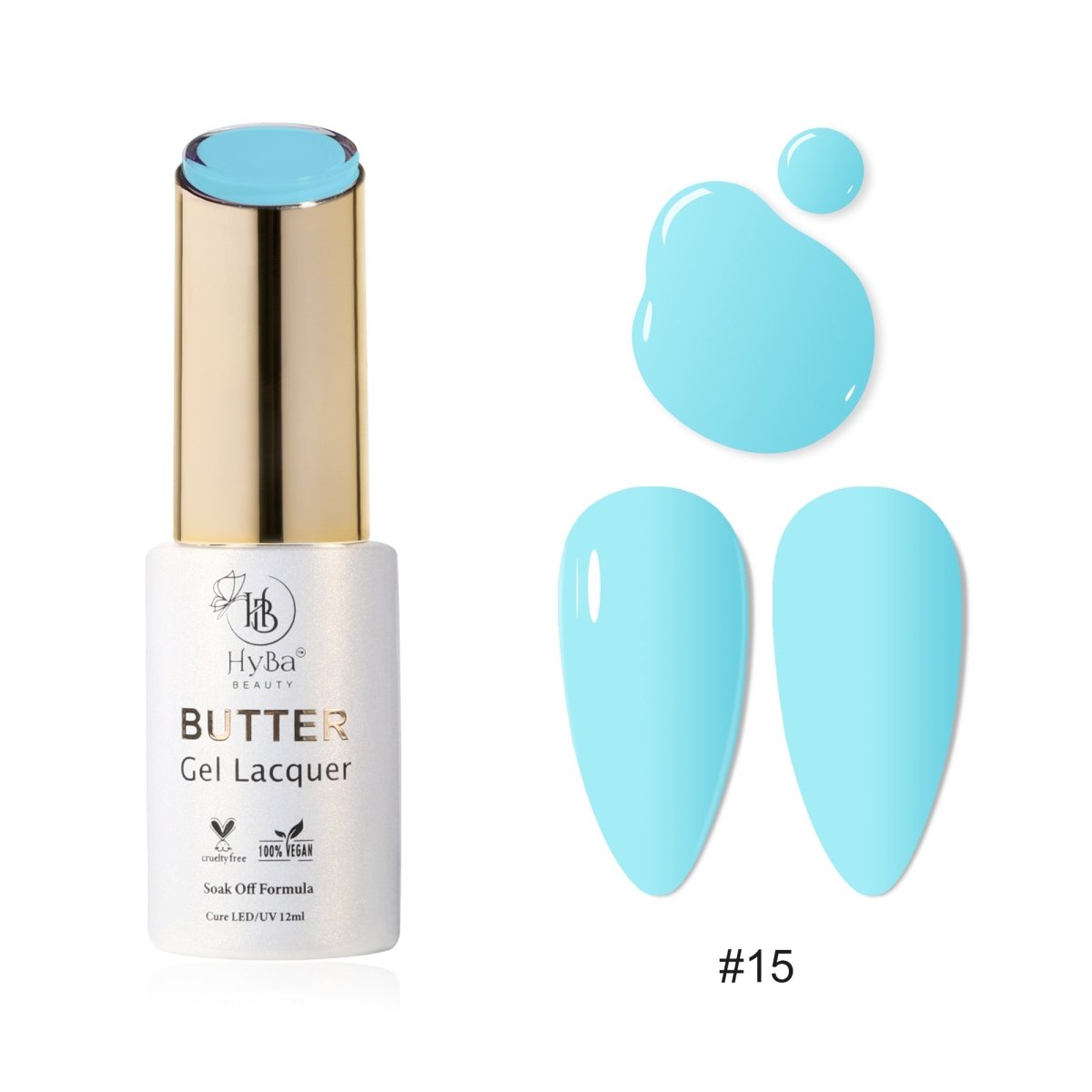 BUTTER Gel Polish SERIES Collection 2 (Colors #011-#020) - Free Top & Base