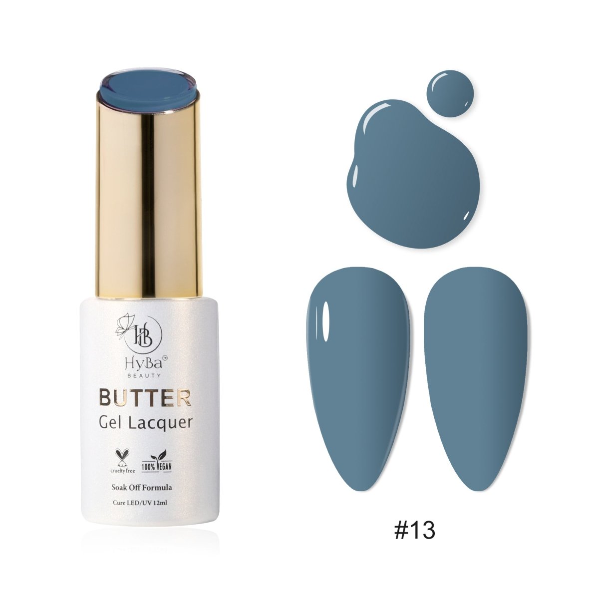 BUTTER Gel Polish SERIES Collection 2 (Colors #011-#020) - Free Top & Base