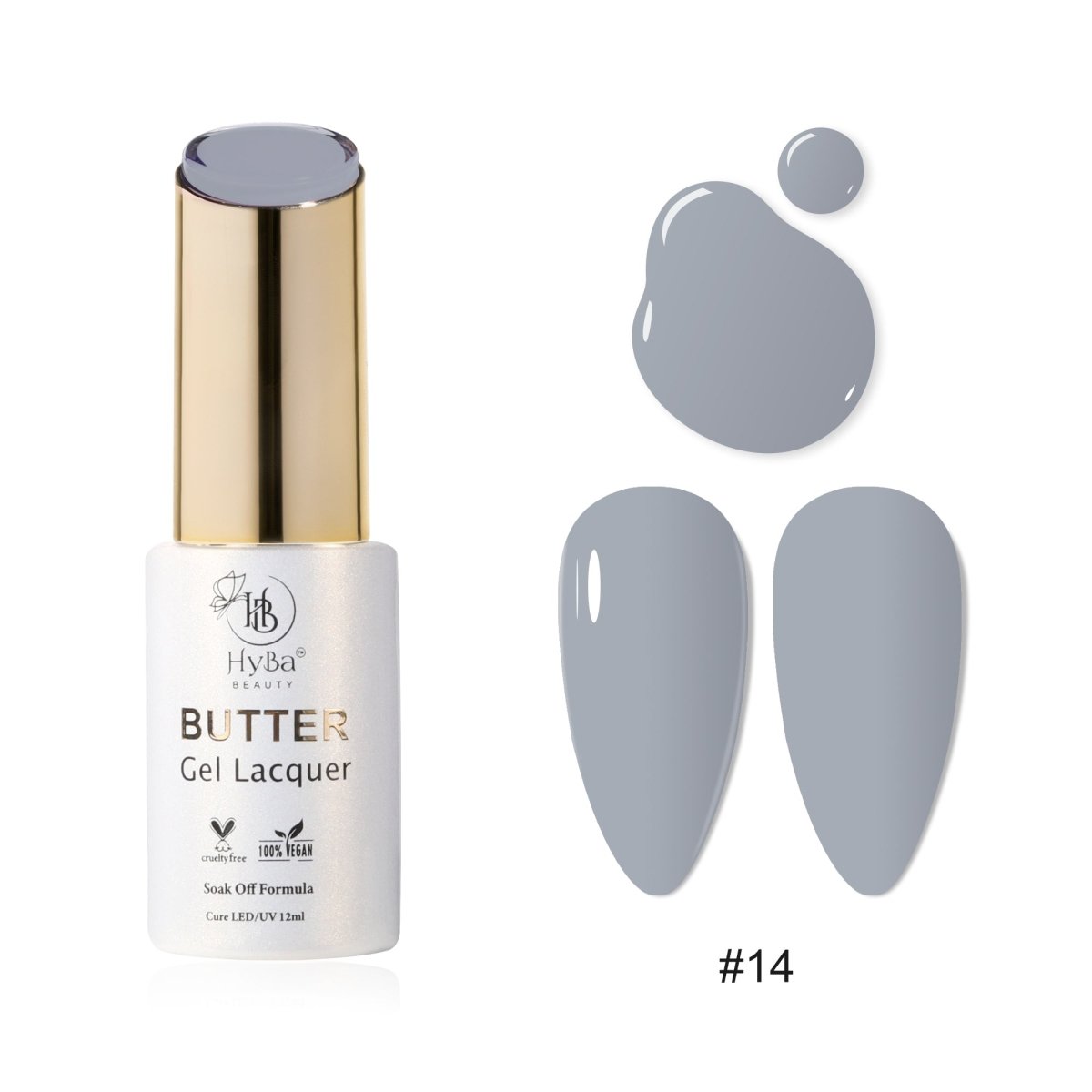 BUTTER Gel Polish SERIES Collection 2 (Colors #011-#020) - Free Top & Base