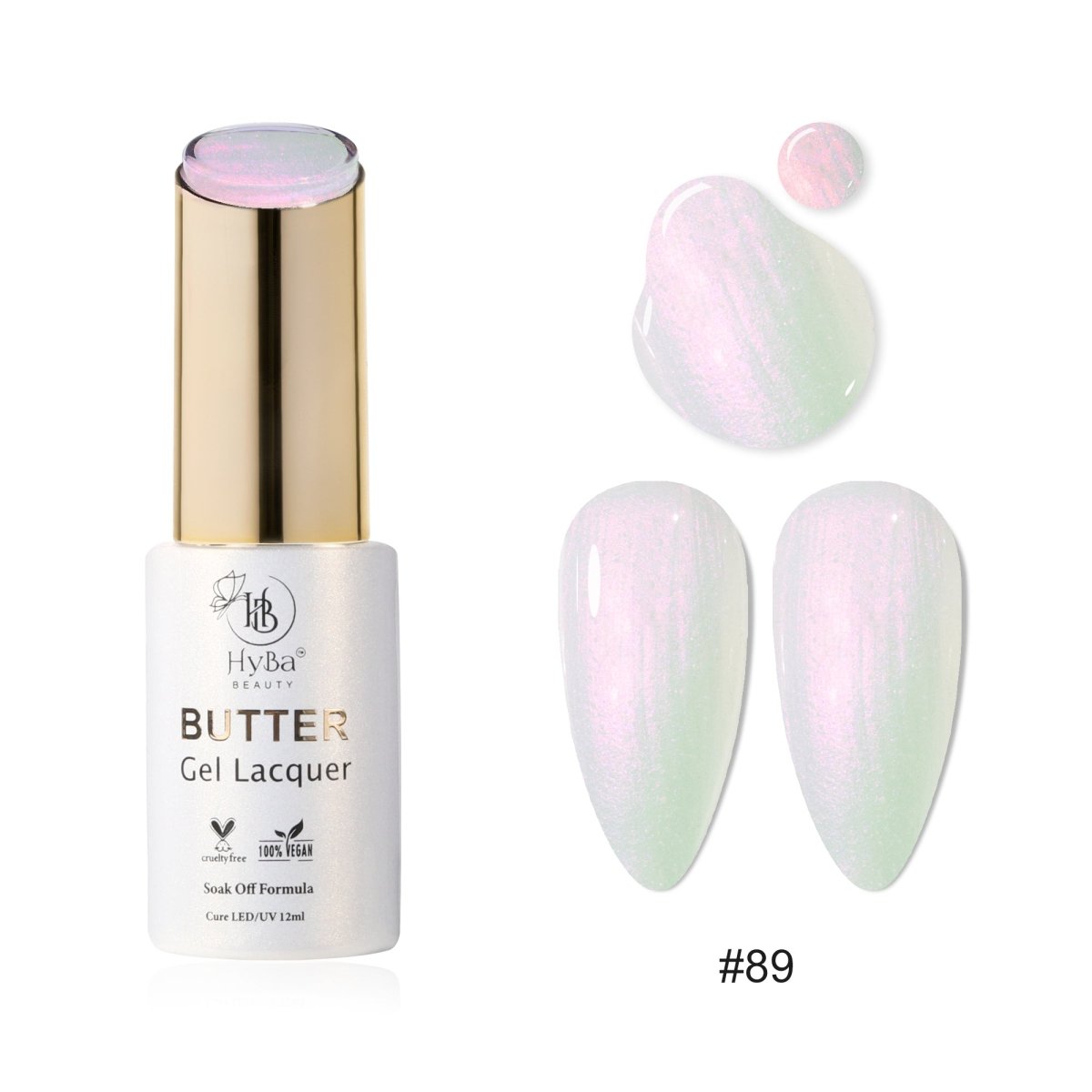BUTTER Gel Polish SERIES Collection 9  (Colors #081-#090) - Free Top & Base