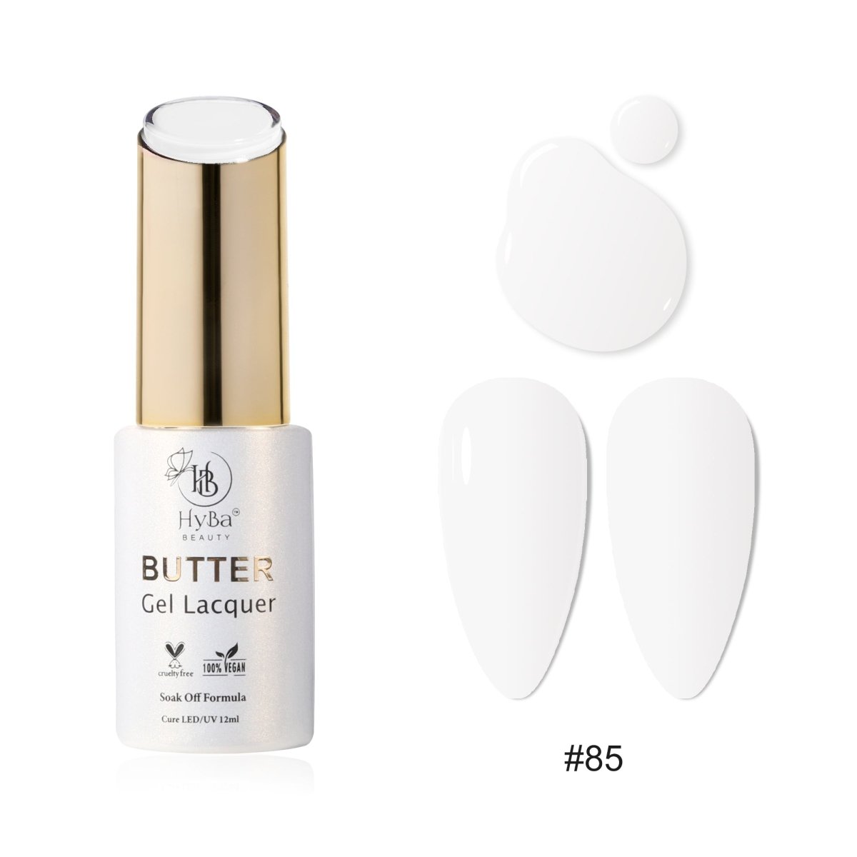 BUTTER Gel Polish SERIES Collection 9  (Colors #081-#090) - Free Top & Base
