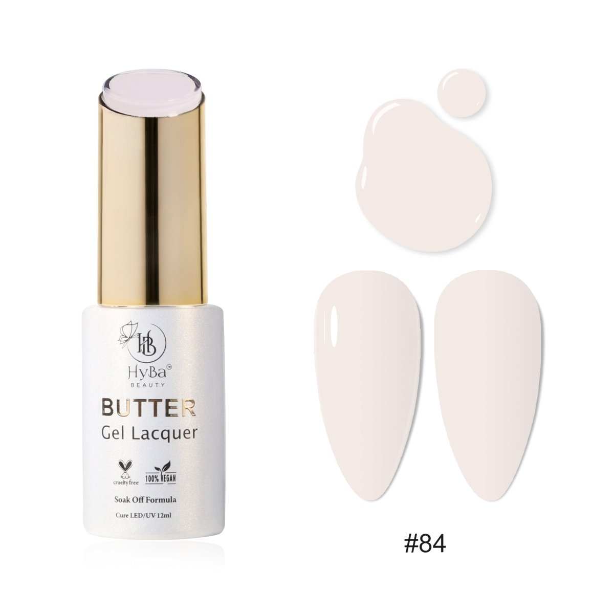 BUTTER Gel Polish SERIES Collection 9  (Colors #081-#090) - Free Top & Base