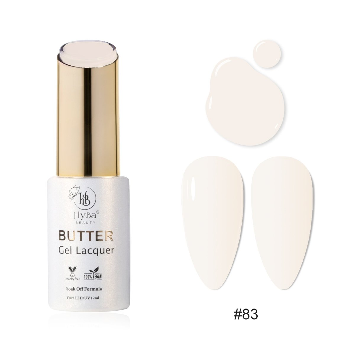 BUTTER Gel Polish SERIES Collection 9  (Colors #081-#090) - Free Top & Base