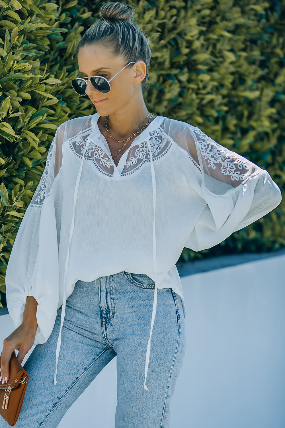 Formal Invitation Lace Blouse
