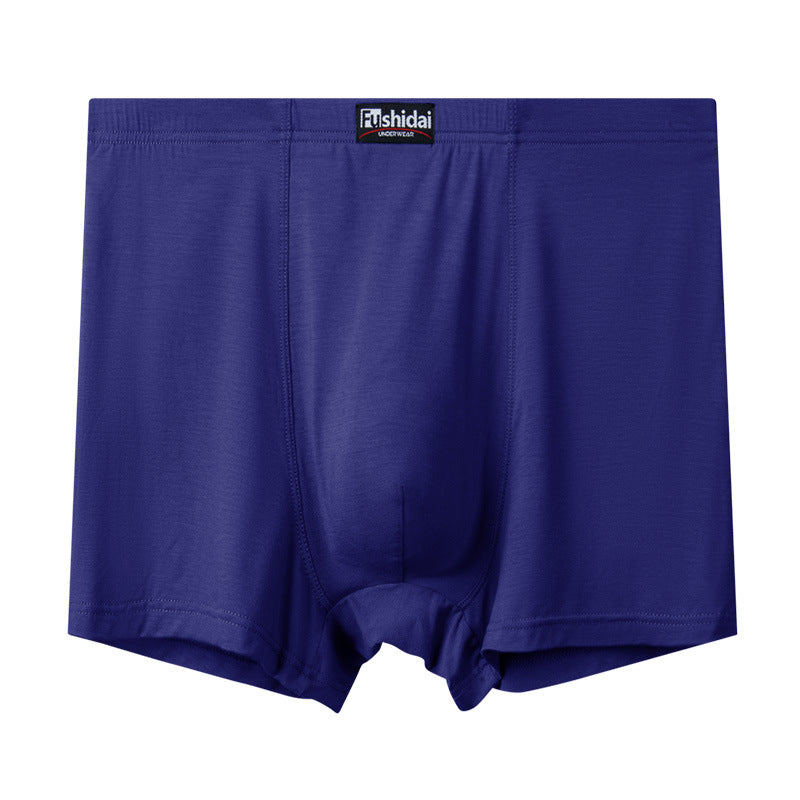 Breathable Plus-Size High-Waist Mens Boxer Briefs