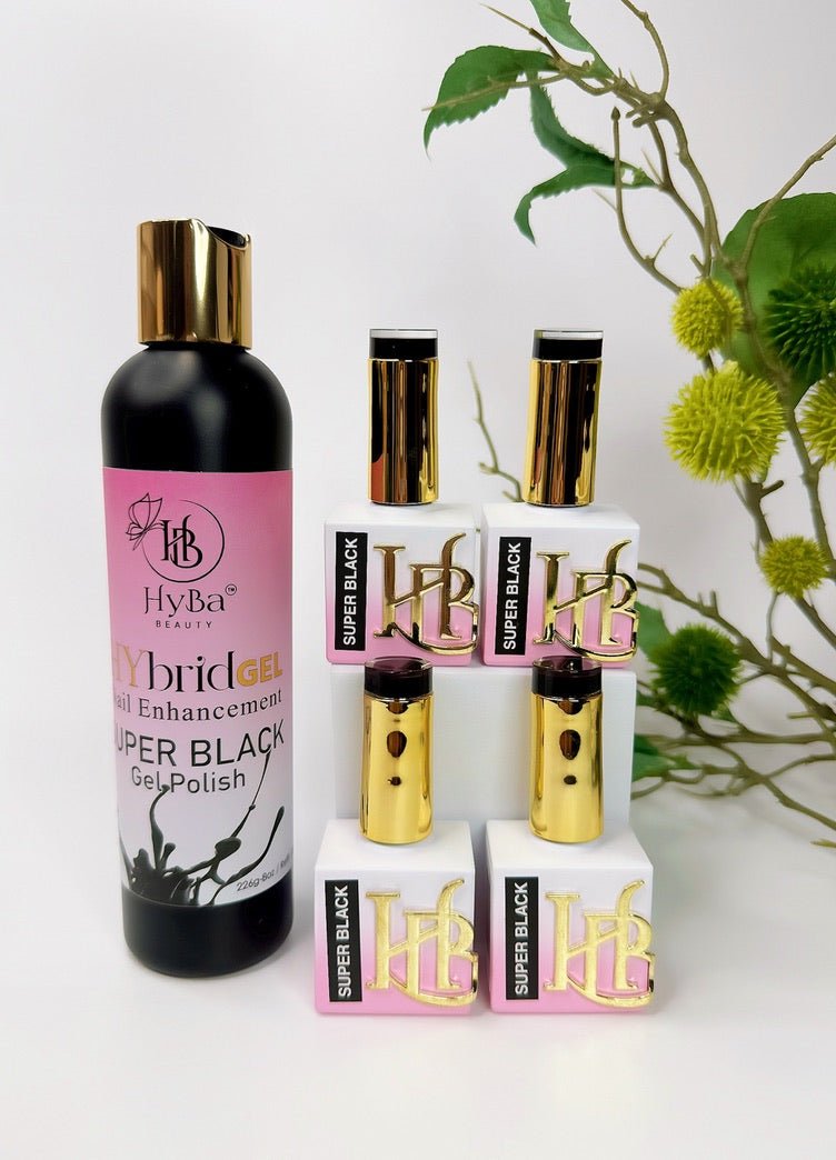 SUPER BLACK Gel Polish - Refill Kit