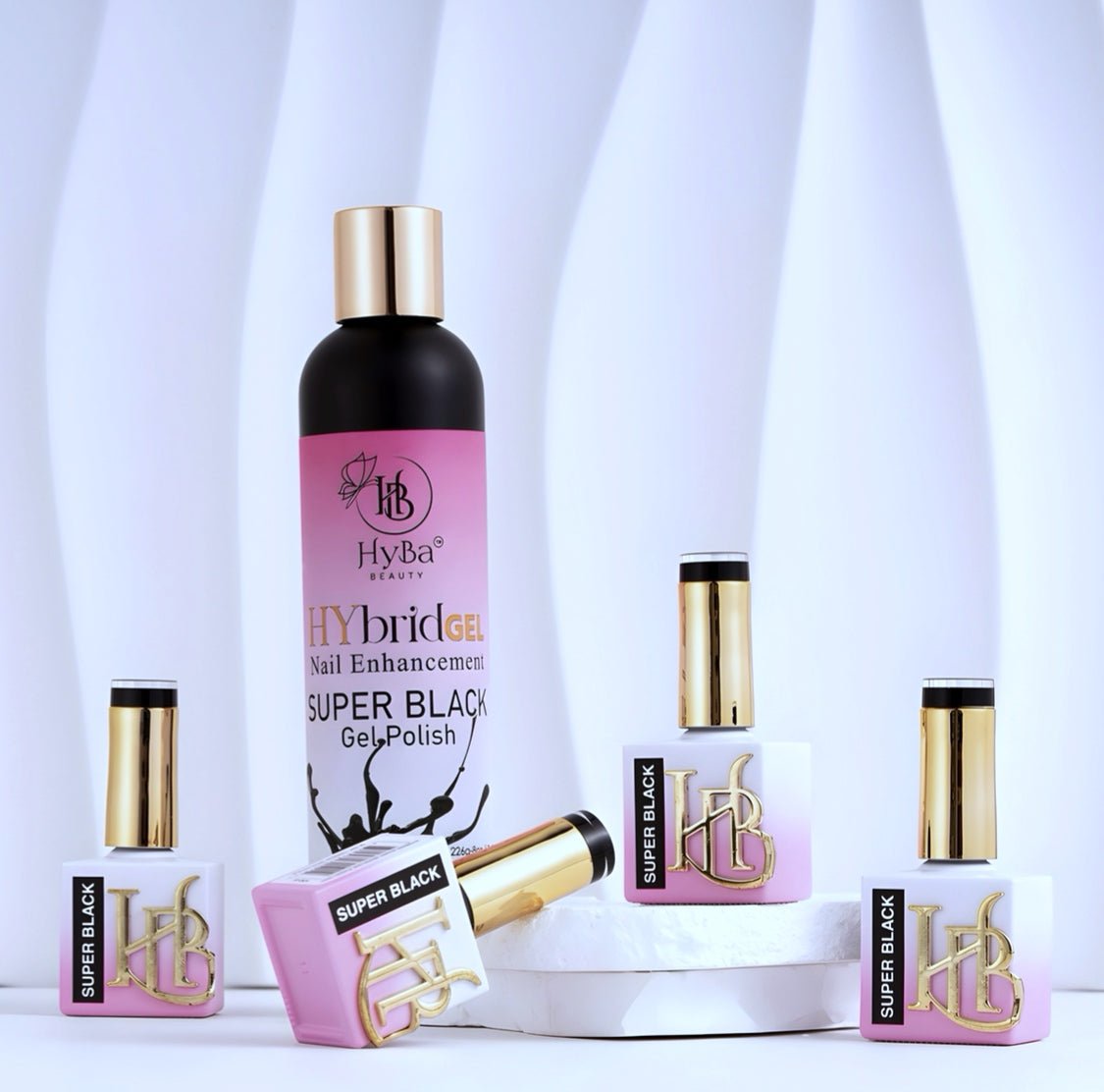 SUPER BLACK Gel Polish - Refill Kit