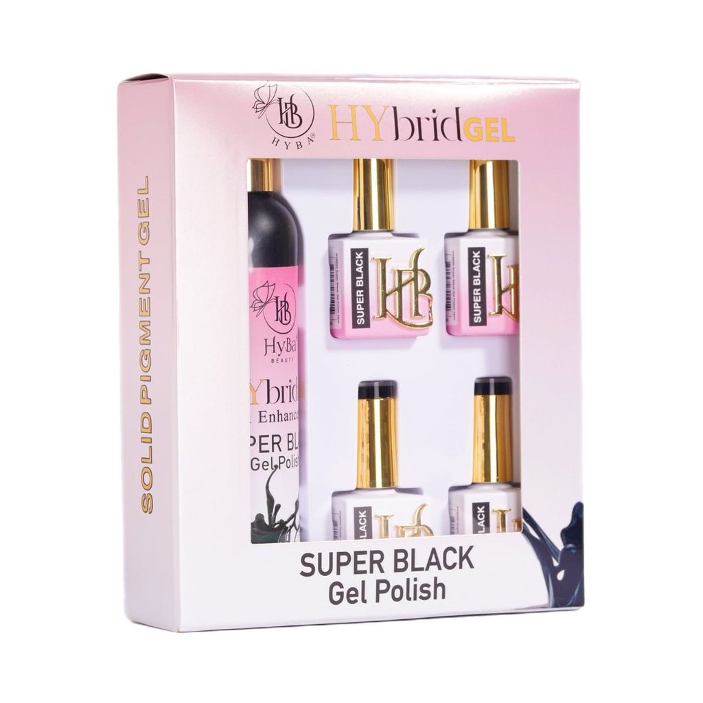 SUPER BLACK Gel Polish - Refill Kit